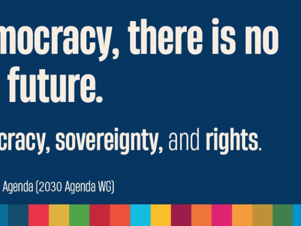 Public statement of concern: In defense of the future of democracy, sovereignty, and sustainable&nbsp;development
